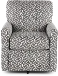 3478-21/SWVLCHR/ASH Cutler Gray Swivel Chair