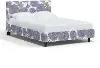750PBDALPRWOGA Brianna Periwinkle Floral Twin Platform Bed - Skyline Furniture