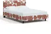 750PBDALPKOGA Brianna Pink Floral Twin Platform Bed - Skyline Furniture