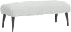 5525BLKCPNIVR Bridget Boucle Ivory Bench - Skyline Furniture