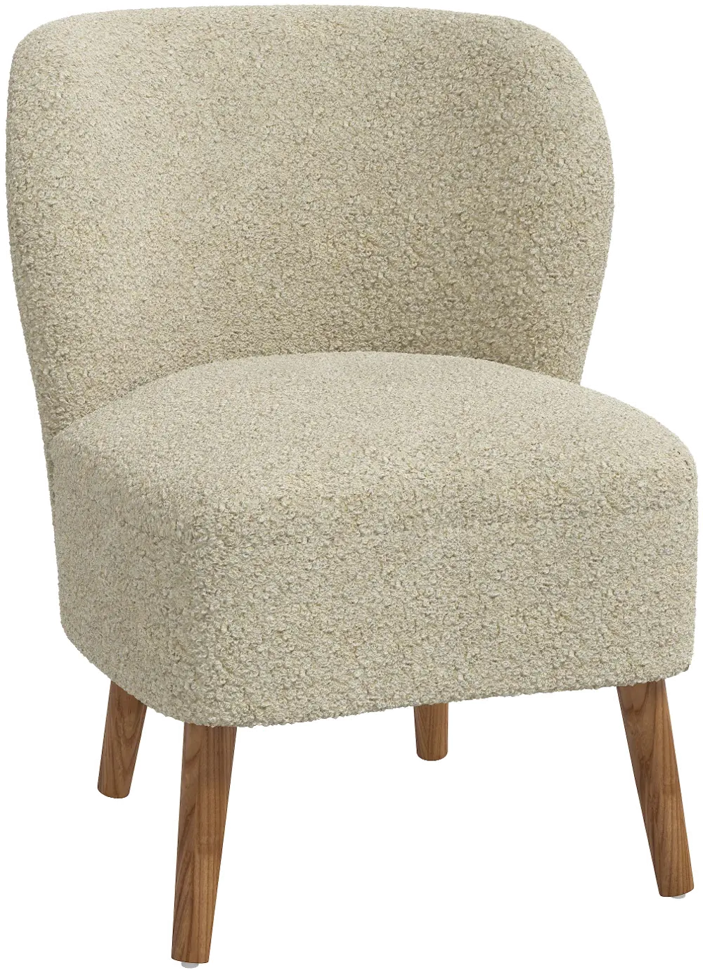 22-1DLYTST Chrissy Boucle Beige Accent Chair - Skyline Furniture-1