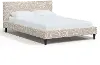 1370BEDEVLNTLOGA Maeve Beige Abstract Print Twin Platform Bed - Skyline Furniture