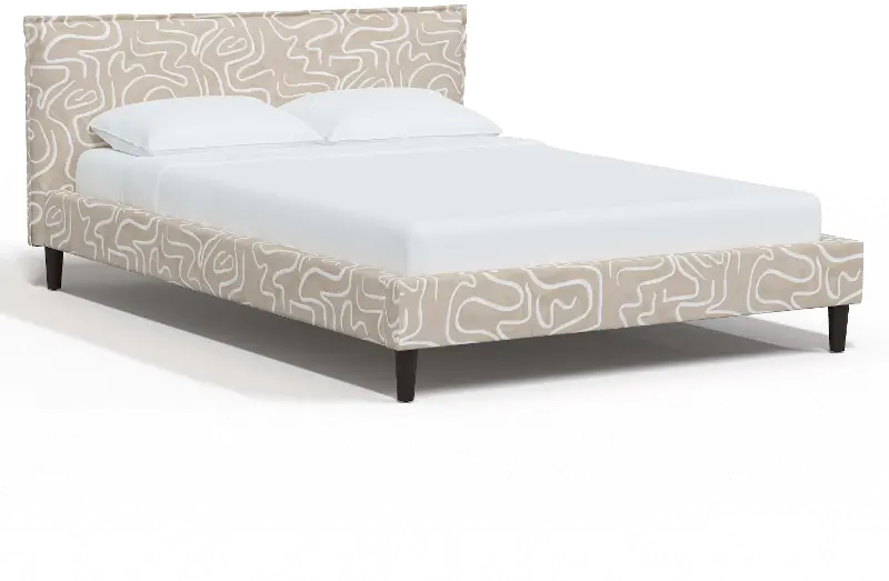 http://static.rcwilley.com/products/112770843/Maeve-Beige-Abstract-Print-Queen-Platform-Bed---Skyline-Furniture-rcwilley-image1~800.webp