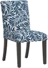 63-6GRVNNVYOGA Drew Navy Vine Print Dining Chair - Skyline Furniture