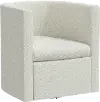74-10MLNSNW Sampson Ivory Swivel Accent Chair - Skyline Furniture