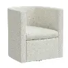 74-10MLNSNW Sampson Ivory Swivel Accent Chair