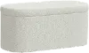 1225STMLNSNW Frida Boucle Ivory Storage Bench - Skyline Furniture