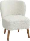 22-1MLNSNW Chrissy Boucle Ivory Accent Chair - Skyline Furniture