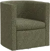 74-10ORLARM Sampson Army Green Swivel Accent Chair - Skyline Furniture