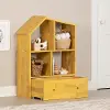 13903 Sweedi Yellow Bookcase with Storage Bin - South Shore