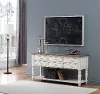 Bar Harbor Cream Six Drawer Console Table
