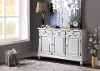 Callie White 3-Door Credenza