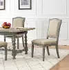 Monaco Gray Dining Side Chairs, Set of 2