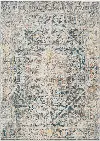 Presidential 5 x 8 Ice Blue and Ivory Area Rug