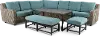 ANESIS LL/A/C/RL/2B/1B/TB Anesis 7 Piece Blue Patio Set