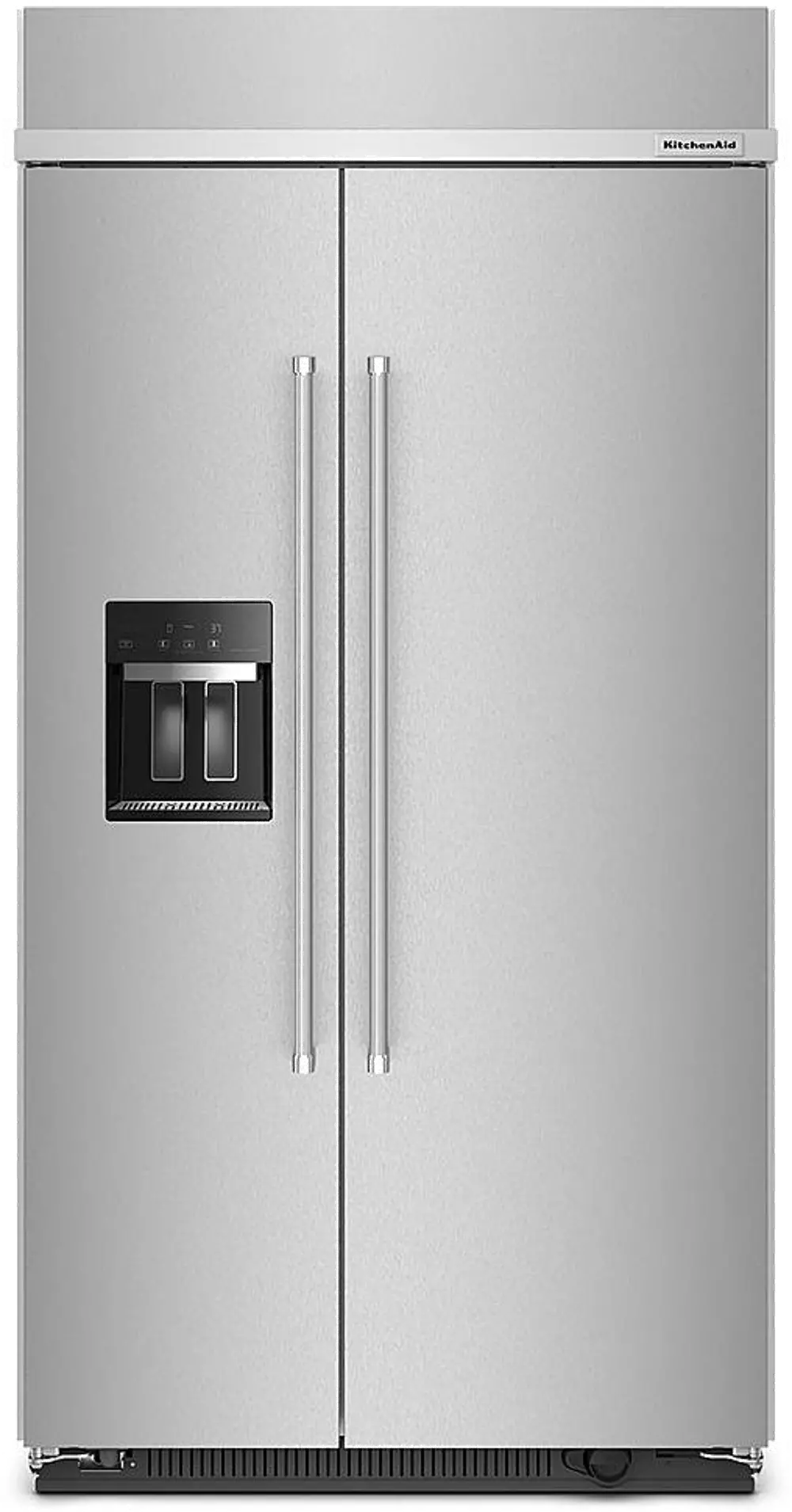 KBSD702MPS KitchenAid 25.1 cu ft Side-By-Side Refrigerator - 42  Built-In Stainless Steel-1