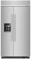 KBSD702MPS KitchenAid 25.1 cu ft Side-By-Side Refrigerator - 42 Built-In Stainless Steel