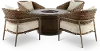 5PC SKYVIEW 4 LOUNGE CHAIRS/1 42