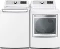 KIT LG Top Load Electric Washer and Dryer Set - White, 7400W