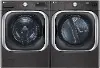 KIT LG Front Load Washer and Electric Dryer Set - Black, 8900B