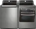 KIT LG Top Load Gas Washer and Dryer Set - Graphite Steel, 7400G