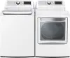 KIT LG Top Load Electric Washer and Dryer Set - White, 7405W