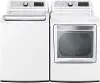 KIT LG Top Load Electric Washer and Dryer Set - White, 7405W