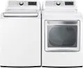 KIT LG Top Load Electric Washer and Dryer Set - White, 7405W