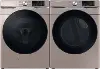 KIT Samsung Front Load Washer and Electric Dryer Set - Champagne 45B6300