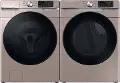 KIT Samsung Front Load Washer and Electric Dryer Set - Champagne 45B6300