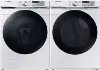 KIT Samsung Front Load Washer and Electric Dryer Set - White 45B6300