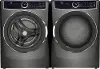 KIT Electrolux Front Load Washer and Gas Dryer Set - Titanium, ELF7537AT