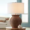 Tinley Brown Weave Table Lamp