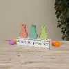 12.3 Inch Wood Easter Bunny Sign