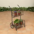 30.5 Metal and Wood Cart