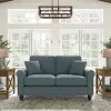 HDJ61BTBH-03K Hudson Blue Loveseat - Bush Furniture
