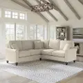 HDY86BCRH-03K Hudson Cream L Shaped Sectional - Bush Furniture