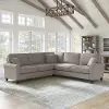 HDY98BBGH-03K Hudson Beige L Shaped Sectional - Bush Furniture