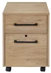 Mason Natural and Black Rolling File