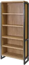 Mason Natural and Black Bookcase