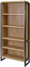 Mason Natural and Black Bookcase