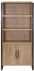 Mason Natural and Black Bookcase