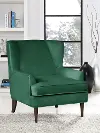 Orlando Green Wingback Accent Chair