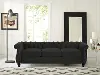 Sara Black Tufted Sofa