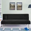 Hil Black Serta Convertible Sleeper Sofa