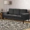 Corey Modern Black Sofa