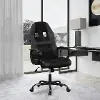 Yolanda Black Faux Leather Gaming Office Chair