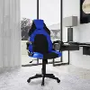Reina Blue Vegan Leather Gaming Office Chair