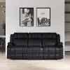 Jenn Dark Gray Reclining Sofa
