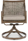 AFE09001P04/SWVLCHR Potomac Brown Patio Swivel Chair